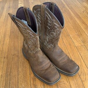 Durango 12” Western Square Toe Men’s Leather Boots